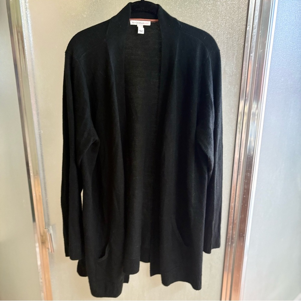 Isaac Mizrahi Black Cardigan Sweater